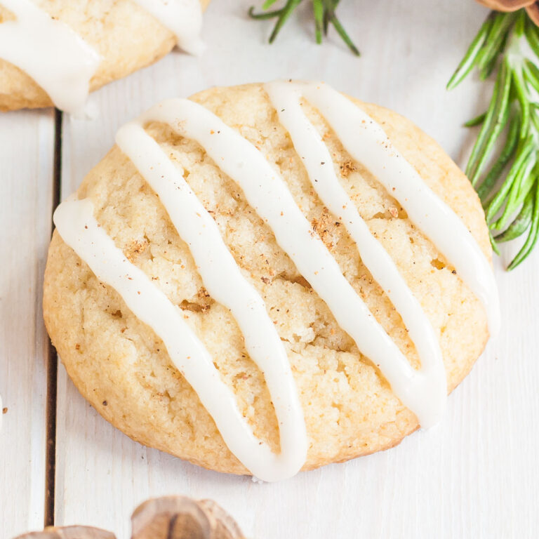 Eggnog Cookies -GatoFacile