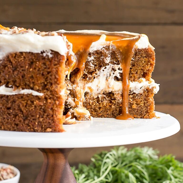 Maple Caramel Carrot Cake -GatoFacile