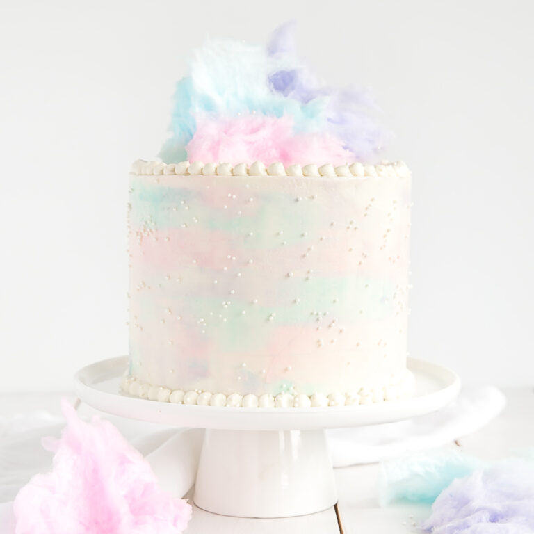 Cotton Candy Cake -GatoFacile